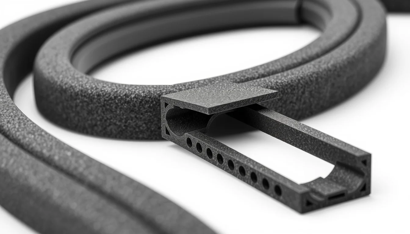 low temperature flexibility EPDM - product photo from Zhouxin Sealing Hunan factory