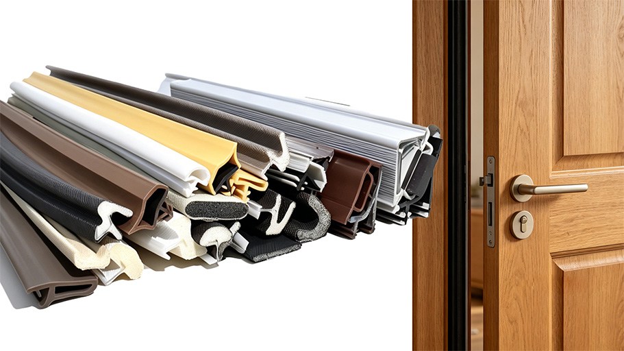 Multi-material Door Seal Strips and Door Bottom Seals for Door Gap Insulation